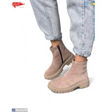 Черевики жіночі на зиму (6 пар р.36-40) бежевий  "ARTO"