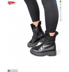 Черевики жіночі на зиму (6 пар р.36-40) чорний  "ARTO"