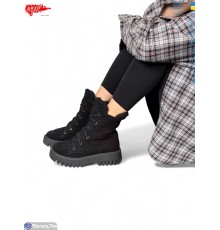 Черевики жіночі на зиму (6 пар р.36-40) чорний  "ARTO"