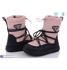 Дутики дитячі на зиму (8 пар р.32-37) рожевий  "Normashoes"