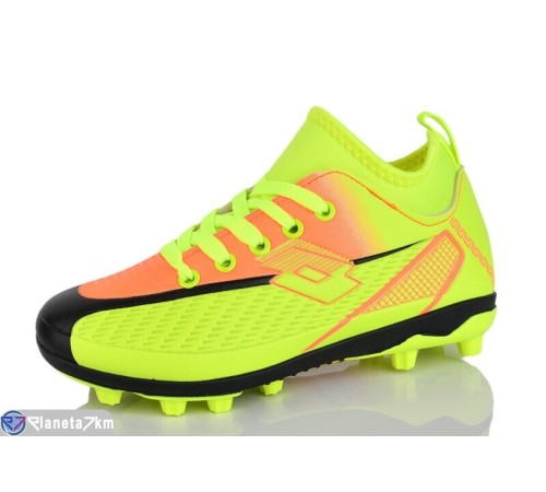 Футбольне взуття дитяче на весну/осінь (12 пар р.31-36) жовтий  "HIGULA"