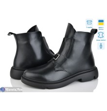 Черевики жіночі на зиму (6 пар р.37-40) чорний  "Linda"