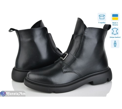 Черевики жіночі на зиму (6 пар р.37-40) чорний  "Linda"