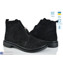 Черевики жіночі на зиму (6 пар р.37-40) чорний  "Linda"