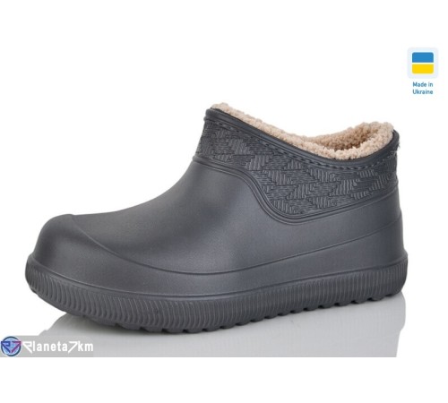 Калоші жіночі на зиму (8 пар р.37-41) графіт  "LOTTOS"