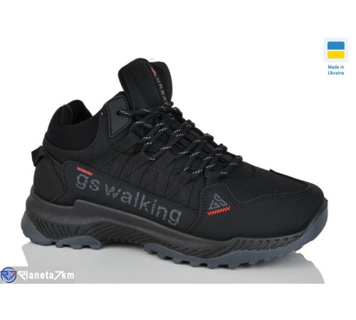 Кросівки чоловічі на зиму (8 пар р.41-45) чорний  "LOTTOS"