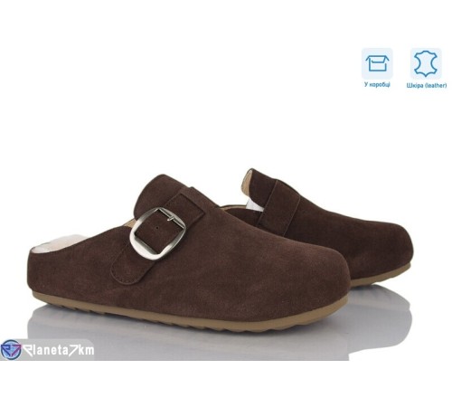 Жіночі сабо на весну/осінь (6 пар р.37-40) коричневий  "Janna"