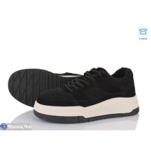 Кросівки жіночі на зиму (6 пар р.37-40) чорний  "Janna"