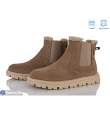 Черевики жіночі на зиму (6 пар р.37-40) коричневий  "Janna"