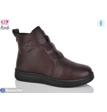 Черевики жіночі на весну/осінь (8 пар р.37-42) коричневий  "Gukkcr"