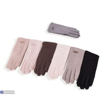 Рукавички жіночі на весну/осінь (12 шт. р.сетка 6,5-8,5) мікс  "RUBIBAS"