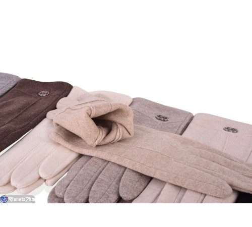 Рукавички жіночі на весну/осінь (12 шт. р.сетка 6,5-8,5) мікс  "RUBIBAS"