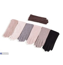 Рукавички жіночі на весну/осінь (12 шт. р.сетка 6,5-8,5) мікс  "RUBIBAS"