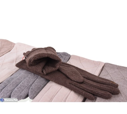 Рукавички жіночі на весну/осінь (12 шт. р.сетка 6,5-8,5) мікс  "RUBIBAS"