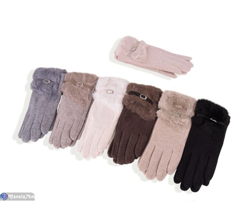 Рукавички жіночі на весну/осінь (12 шт. р.сетка 6,5-8,5) мікс  "RUBIBAS"