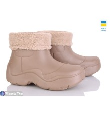 Калоші жіночі на зиму (8 пар р.37-41) бежевий  "LEO"