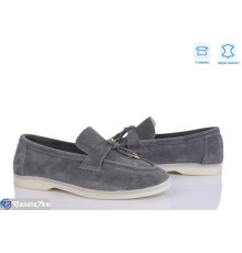 Туфлі жіночі на весну/осінь (8 пар р.36-40) сірий  "LISA"