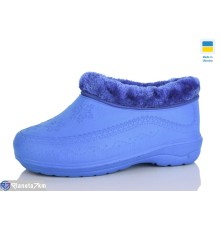 Калоші жіночі на зиму (6 пар р.37-42) синій  "SALIN"