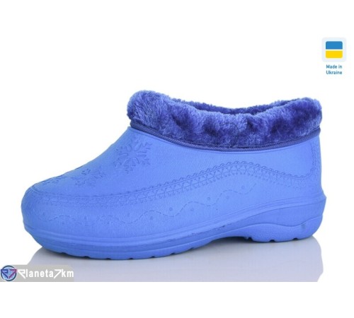 Калоші жіночі на зиму (6 пар р.37-42) синій  "SALIN"