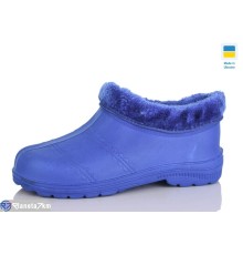 Калоші жіночі на зиму (6 пар р.37-42) синій  "SALIN"