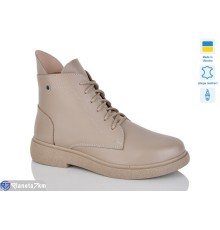 Черевики жіночі на зиму (6 пар р.37-41) бежевий  "LIKA"