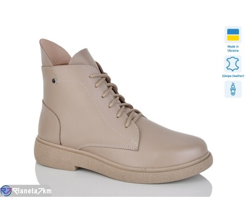 Черевики жіночі на зиму (6 пар р.37-41) бежевий  "LIKA"