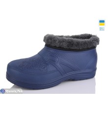 Калоші жіночі на зиму (6 пар р.38-42) синій  "Korka"