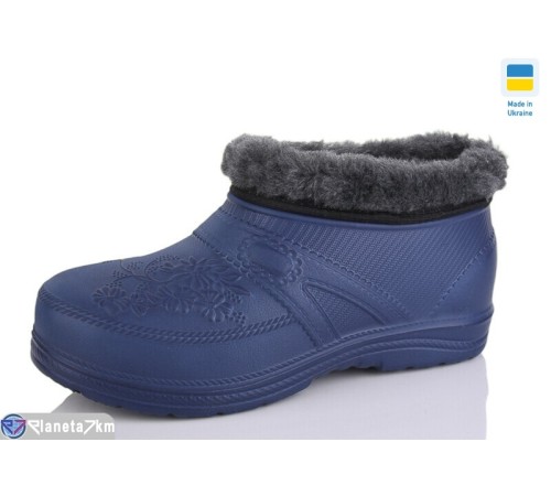 Калоші жіночі на зиму (6 пар р.38-42) синій  "Korka"