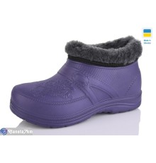 Калоші жіночі на зиму (6 пар р.38-42) фіолетовий  "Korka"