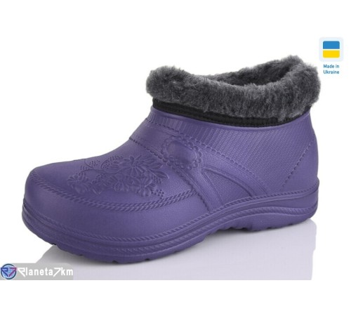 Калоші жіночі на зиму (6 пар р.38-42) фіолетовий  "Korka"