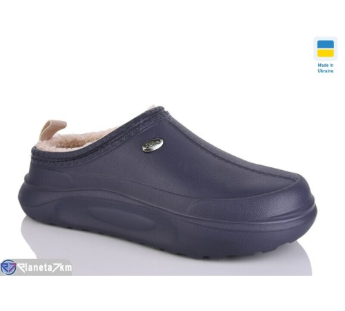 Жіночі сабо на зиму (8 пар р.37-41) синій  "Korka"