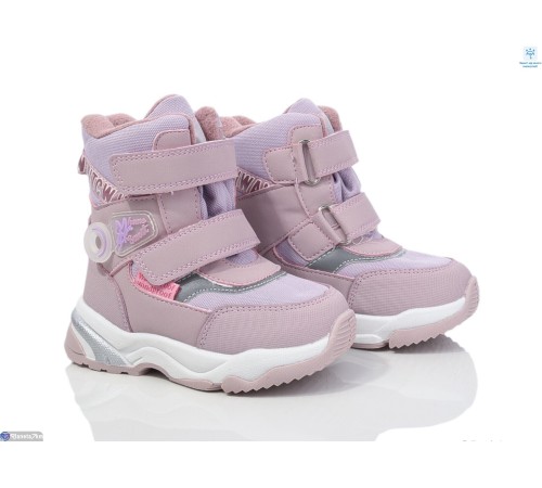 Дутики дитячі на зиму (8 пар р.22-27) фіолетовий  "Normashoes" Дутики дитячі на зиму (8 пар р.22-27) фіолетовий  "Normashoes"