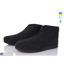 Тапки чоловічі на зиму (6 пар р.41-46) сірий  "Ladmir"