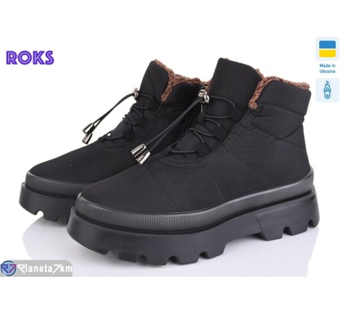 Черевики жіночі на зиму (6 пар р.37-41) чорний  "Roks"