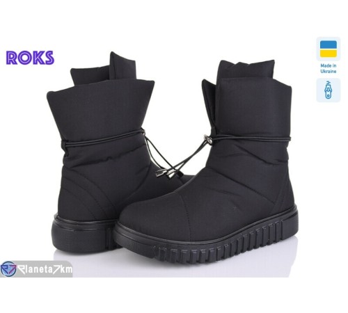 Дутики жіночі на зиму (6 пар р.38-42) чорний  "Roks"