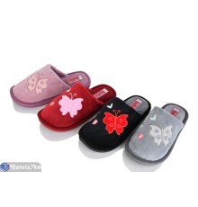 Тапки жіночі на зиму (12 пар р.36-41) мікс  "LUCKY"