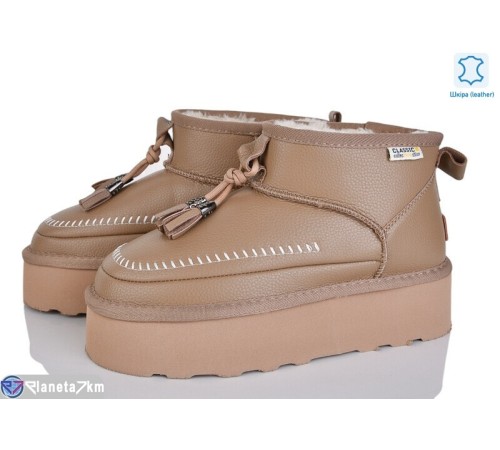 Уггі жіночі на зиму (6 пар р.36-41) коричневий  "Mirella"