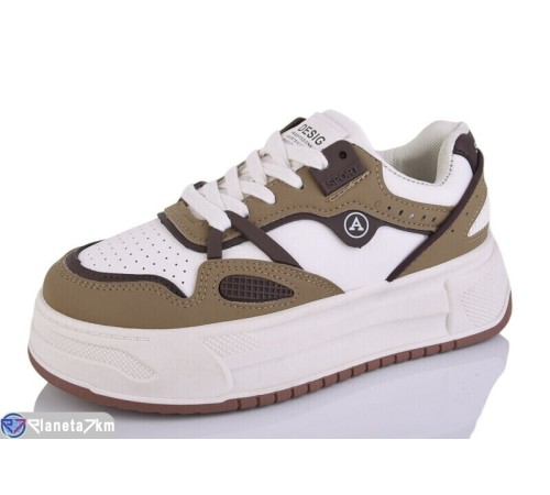 Кросівки жіночі на весну/осінь (8 пар р.36-41) коричневий  "Normashoes"