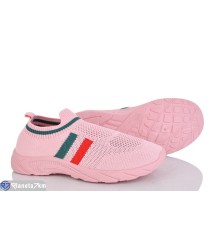 Дитячі кросівки на весну/осінь (8 пар р.31-38) рожевий  "Gama"