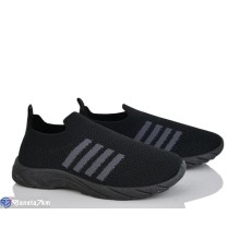 Дитячі кросівки на весну/осінь (8 пар р.31-38) чорний  "Gama"