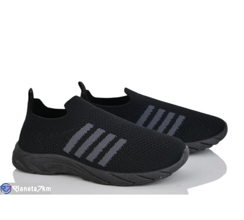 Дитячі кросівки на весну/осінь (8 пар р.31-38) чорний  "Gama"