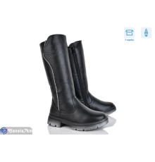 Дитячі чоботи на зиму (8 пар р.32-37) чорний  "DOMINGO"