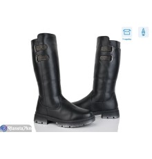 Дитячі чоботи на зиму (8 пар р.32-37) чорний  "DOMINGO"