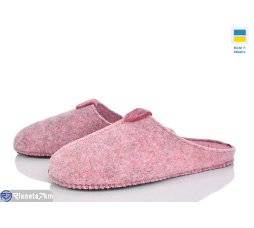 Тапки жіночі на весну/осінь (6 пар р.36-40) рожевий  "INPIRE"