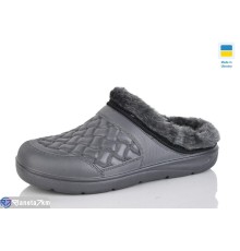 Жіночі сабо на зиму (6 пар р.36-41) сірий  "INPIRE"