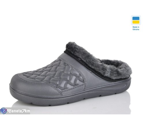 Жіночі сабо на зиму (6 пар р.36-41) сірий  "INPIRE"