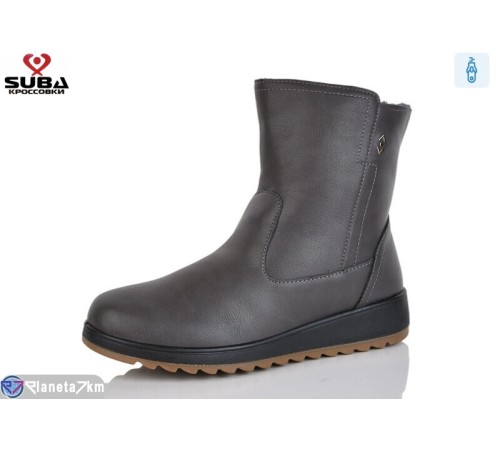 Черевики жіночі на зиму (8 пар р.37-42) сірий  "SUBA"