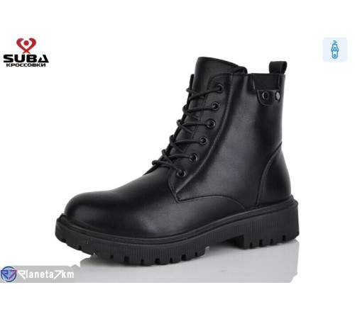 Черевики жіночі на весну/осінь (8 пар р.37-42) чорний  "SUBA" Черевики жіночі на весну/осінь (8 пар р.37-42) чорний  "SUBA"