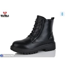 Черевики жіночі на весну/осінь (8 пар р.37-42) чорний  "SUBA"