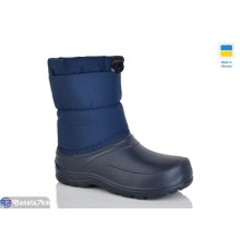 Дитячі чоботи з піни на зиму (12 пар р.30-36) синій  "MURMUR"